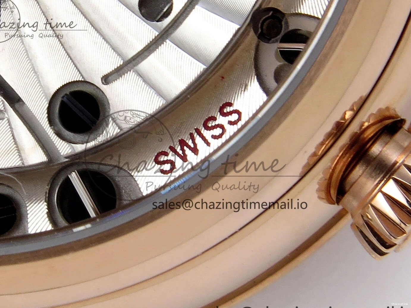 0205 De Ville Prestige Ladies RG VSF 1:1 Best Edition Brown Diamonds Dial on RG Bracelet A Sophisticated 7681